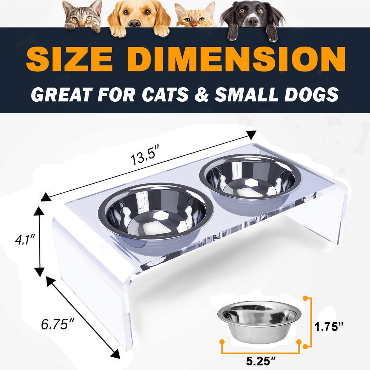 Lucent Elevated Feeder