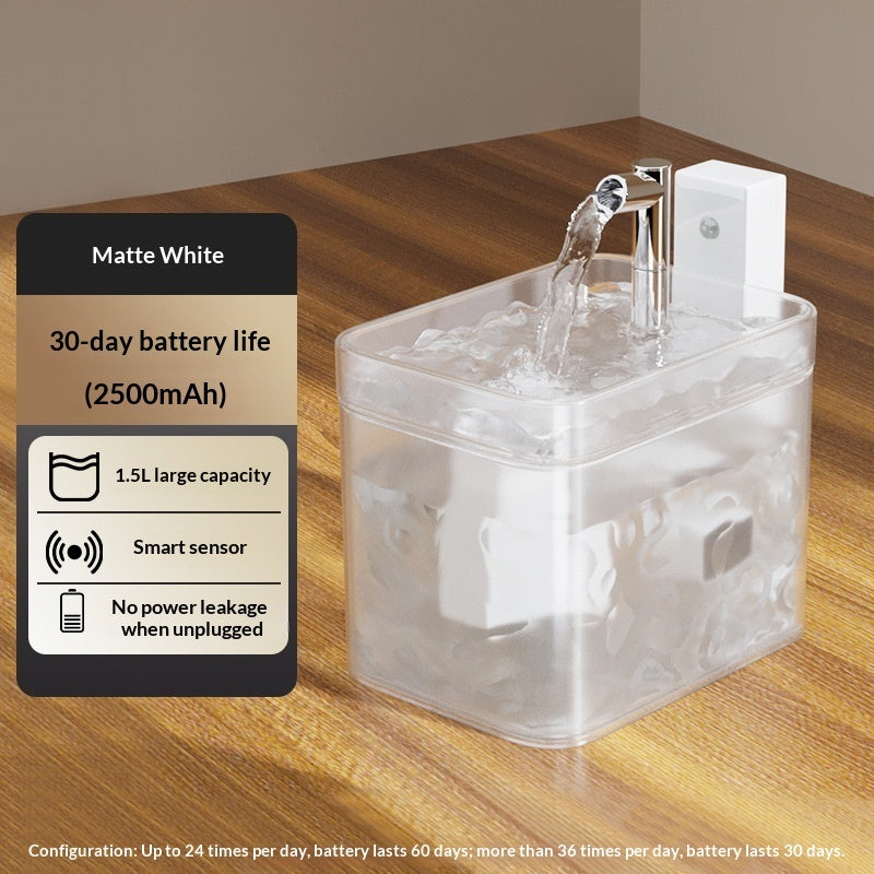 Maison Crystal: Ultra-Silent Smart Sensor Fountain