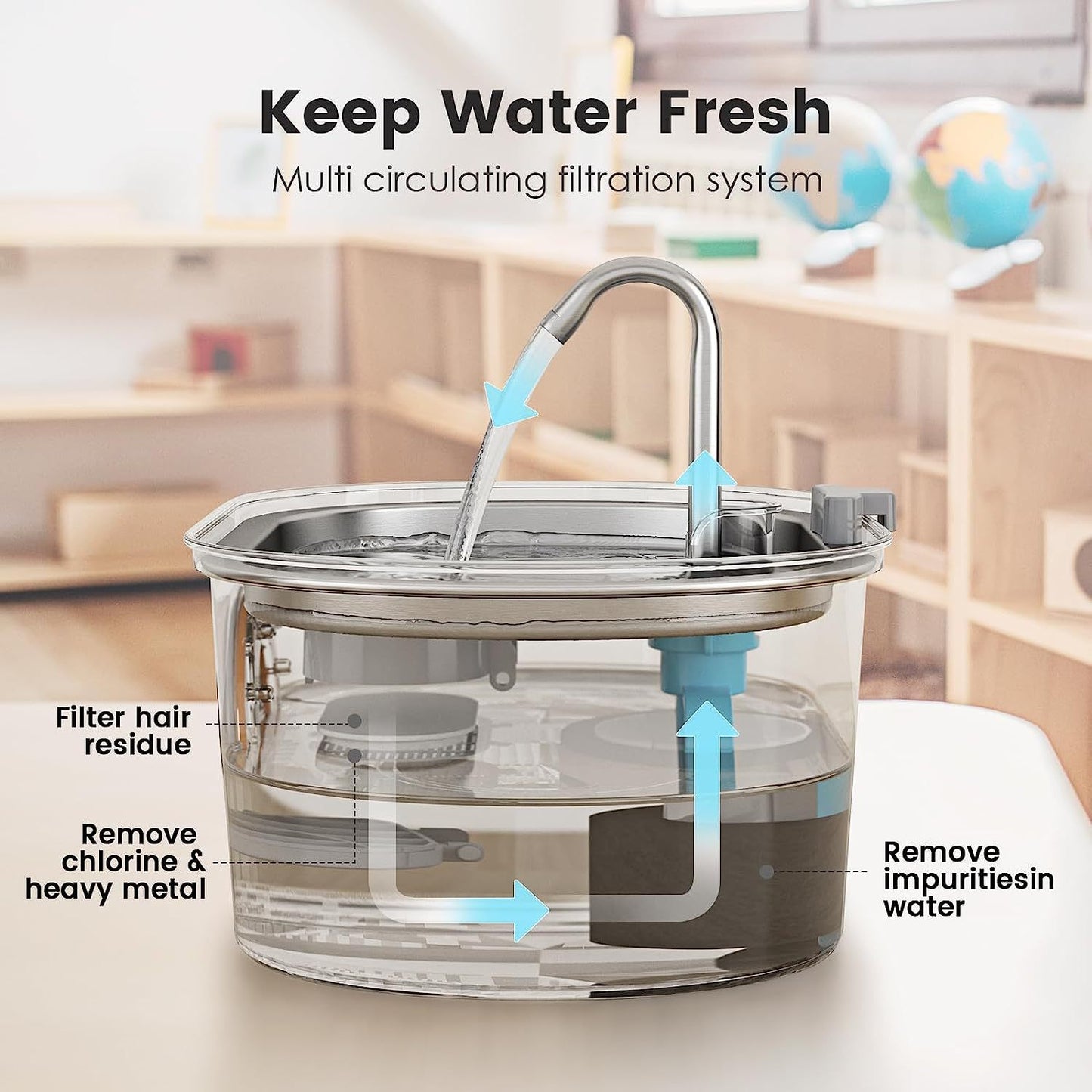 Pure-Flow Artisanal Fountain