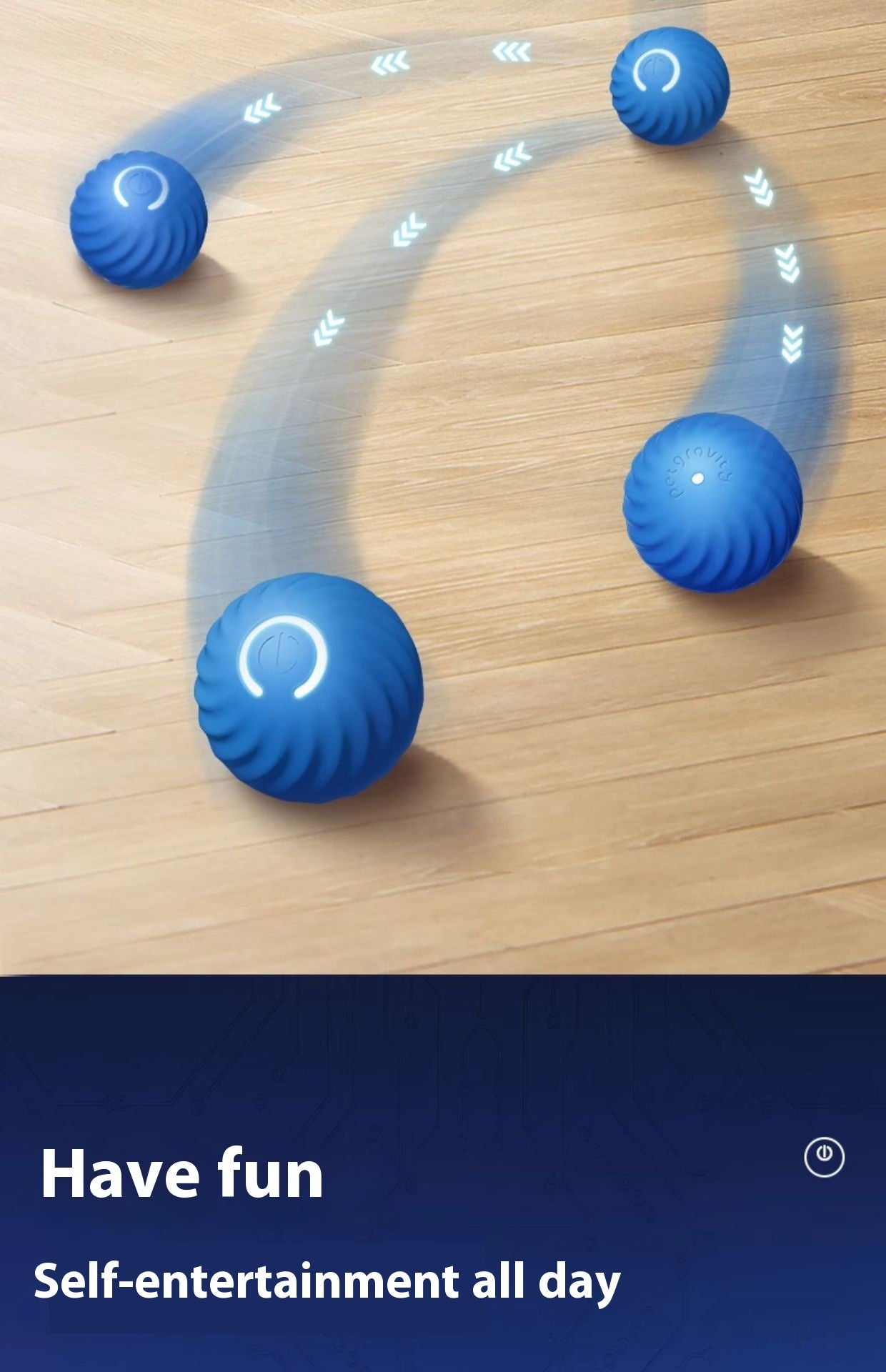 Gravity Jumping Smart Ball Dog Toy