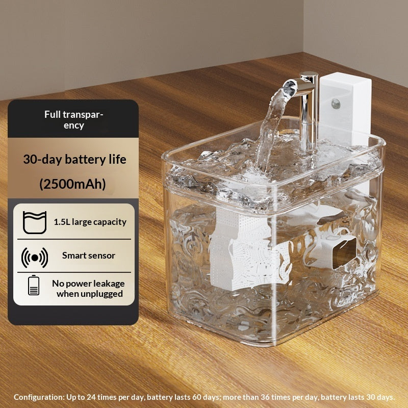 Maison Crystal: Ultra-Silent Smart Sensor Fountain