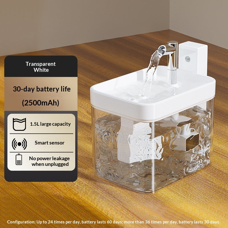 Maison Crystal: Ultra-Silent Smart Sensor Fountain