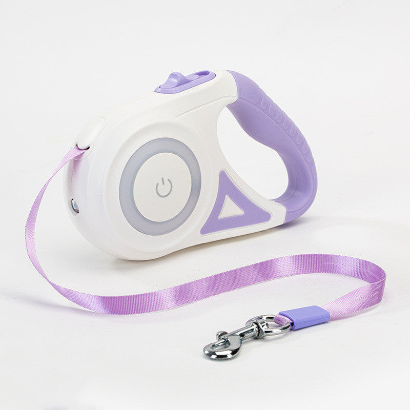 Aurora Glow Retractable Lead